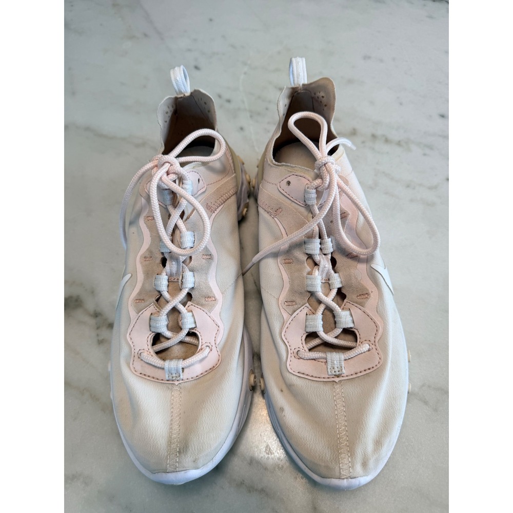 Nike React Element 55 Womens Pale Pink Guava Ice Running Shoes BQ2728-600